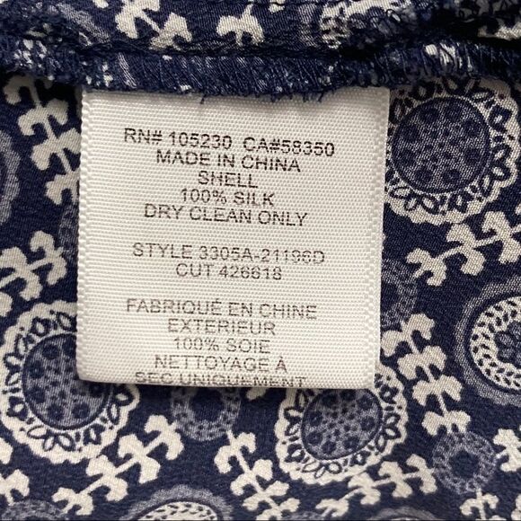 Joie | Silk Pattern Racerback Tank - Picture 5 of 6